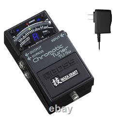 BOSS Chromatic Tuner WAZA CRAFT TU-3W withAC Adapter free shipping from JAPAN