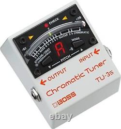 BOSS Compact Chromatic Tuner TU-3S Free Shipping with Tracking# New from Japan