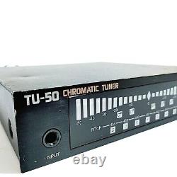 BOSS PRO TU-50 Chromatic Tuner Guitar Effect Rack ZD61954 Made In Japan Fedex