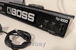 BOSS TU-1000 Chromatic LED Stage Tuner for Guitar & Bass