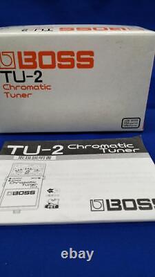 BOSS TU-2 CHROMATIC TUNER Guitar Pedal Good Condition from Japan