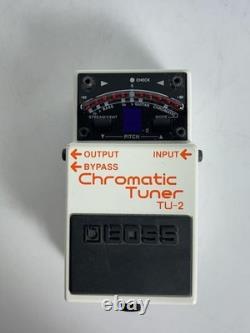 BOSS TU-2 Chromatic Tuner Guitar Bass Pedal Excellent JAPAN