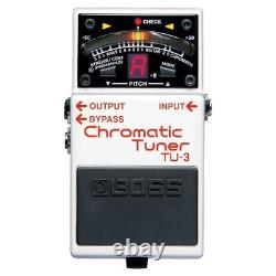BOSS TU 3 Chromatic Guitar Bass Tuner Pedal High Brightness LED Meter