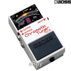 BOSS TU-3 Chromatic Tuner Pedal for Electric Bass Guitars l Authorized Dealer