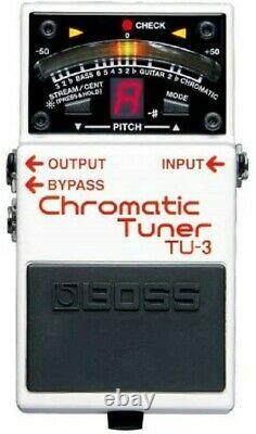 BOSS TU-3 Chromatic Tuner White New shipped from japan