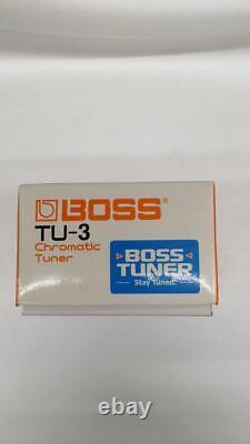 BOSS TU-3 Chromatic Tuner for Electric & Bass Guitars USED fr Japan Works Well