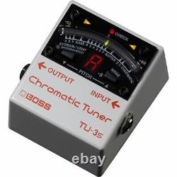 BOSS TU-3S Chromatic Tuner and Pig Power 9V DC 1000ma Power Supply New