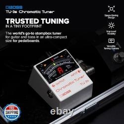 BOSS TU-3S Compact Chromatic Tuner for your Pedalboard Industry-Standard Pe