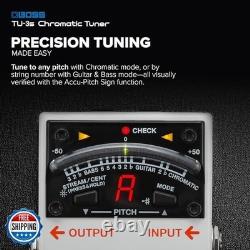 BOSS TU-3S Compact Chromatic Tuner for your Pedalboard Industry-Standard Pe