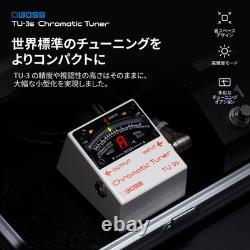 BOSS TU-3S Compact Tuner, Space-Saving Design for Guitar, Bass, and Digital