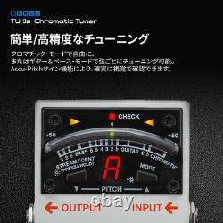 BOSS TU-3S Compact Tuner, Space-Saving Design for Guitar, Bass, and Digital