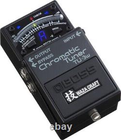 BOSS TU-3W WazaCraft Guitar Bass Chromatic Pedal Tuner Buffer True Bypass Switch