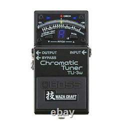 BOSS technique WAZA CRAFT MADE IN JAPAN Chromatic Tuner TU-3 W Tuner