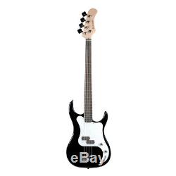 Baltimore BB-5 BLACK 4 String Electric Bass Pack + 15WAMP BAG STRAP STAND TUNER
