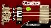 Bass Guitar Tuner E Standard Tuning E A D G 4 Strings