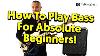 Beginner S Guide To Bass Guitar Lesson 1 The Absolute Basics