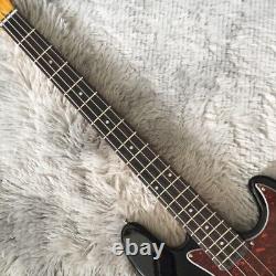 Black 4 Strings 60s Electric Bass Guitar Jazz Bass SS Pickups Maple Neck