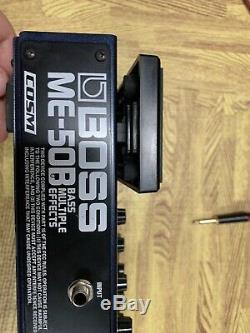 Boss Bass Guitar Multiple Effects Processor ME-50b Wah Delay Overdrive Tuner