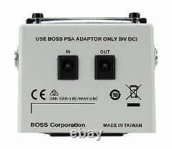 Boss Guitar Chorus Effects Pedal Switch Tuner Compact 21 Segment LED Meter White