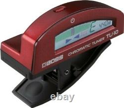 Boss TU-10 RD Clip-On Chromatic Guitar & Bass Tuner From Japan Free Shipping