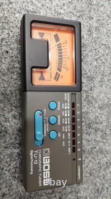 Boss TU-12 Guitar & Bass Tuner, Wide Compatibility, Used