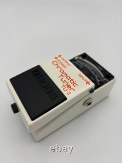 Boss TU-3 Chromatic Tuner Electric Guitar Bass Tuning Pedal White NEW