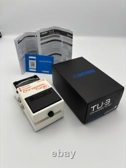 Boss TU-3 Chromatic Tuner Electric Guitar Bass Tuning Pedal White NEW