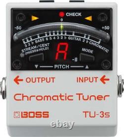 Boss TU-3S Chromatic Guitar and Bass Tuner