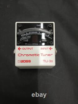 Boss TU-3S Chromatic Guitar and Bass Tuner WithBox Excellent Condition From Japan