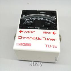 Boss TU-3S Head Guitar Chorus Effects Pedal White