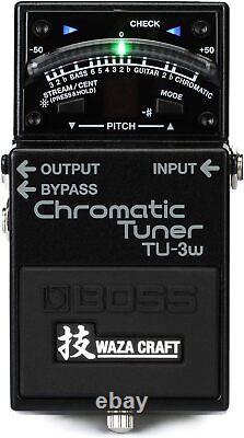 Boss TU-3W Waza Craft Chromatic Tuner with Bypass