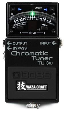 Boss TU-3W Waza Craft Chromatic Tuner with Bypass (5-pack) Bundle