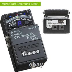Boss TU-3W Waza Craft Chromatic Tuner with Bypass Guitar and Bass Tuner Pedal