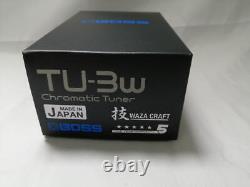 Boss TU-3W Waza Craft Guitar & Bass Chromatic Tuner & Effect Pedal from Japan