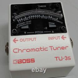 Boss Tu 3S Chromatic Tuner Compact Tuner used No accessories japan