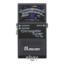 Boss Waza Craft TU-3W Chromatic Tuner Effector Japan TU3W Electric Guitar New