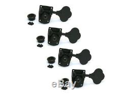 Brand new set of hipshot hb7 black tuners for fender mex mexico (4 in line)