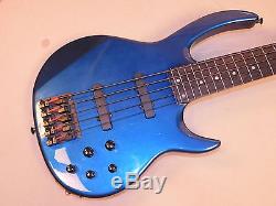 CARVIN LB75 FIVE STRING FRETLESS BASS with DROP C Tuner Key LB-75