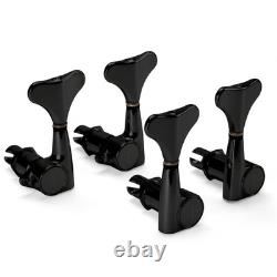 Compact Bass Guitar Tuner, 2L+2R Set, Black