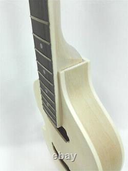 Complete No-Soldering Electric Bass Guitar DIY, HH Pickups, Viola shape HSVL 1910