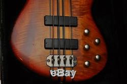 Cort A4 NAMM show bass 4 string with D tuners Cherry sunburst