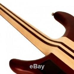 Cort Artisan A4 Plus Electric Bass Guitar Bartolini Pickups Hipshot Tuners