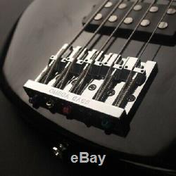 Cort GB75JH 5 String Electric Bass Guitar Swamp Ash Body Hipshot Tuners