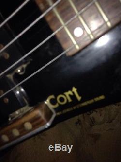 Cort Vintage Electric Guitar 4 String Tuner Rare