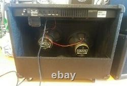 Crate GLX212 Two 12 speaker combo amplifier. 120 Watts. DSP effects. Tuner. Mute