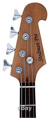 Crescent Electric Bass Guitar Starter Kit Sunburst Color Includes CrescentTM