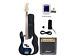 Crescent Electric Bass Guitar Starter Pack Kit, With Amplifier, tuner, and Bag