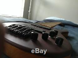 Custom 6-String Bass (With Bass Strap and Tuner)
