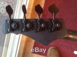 Custom Bass Guitar Neck With Hipshot Tuners Jazz Precision Fits Fender Body