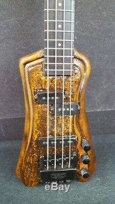 Custom Cort Headless 4 String Bass with Steinberger Bridge and Tuners